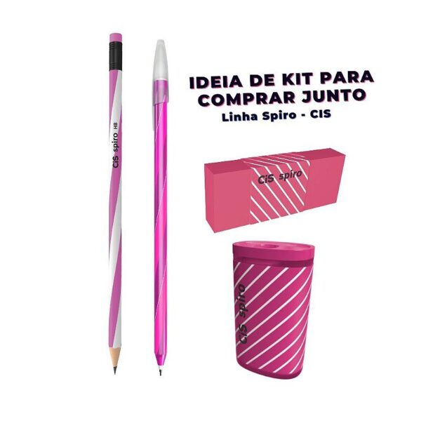 Apontador c/ Depósito CIS Spiro - KIT 6 UND