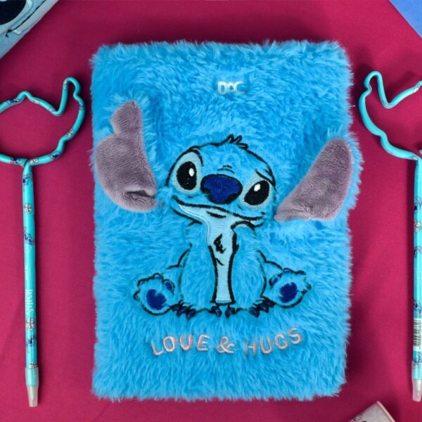 Caderno de Anotações Pelúcia Fluffy Stitch DAC