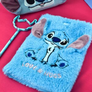 Caderno de Anotações Pelúcia Fluffy Stitch DAC