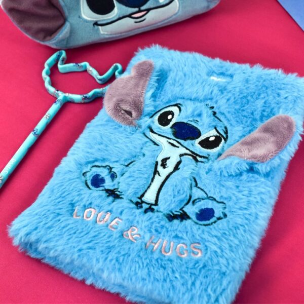 Caderno de Anotações Pelúcia Fluffy Stitch DAC