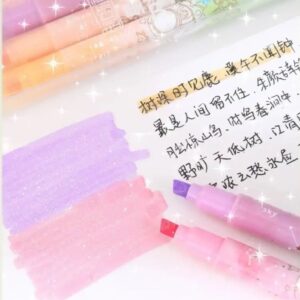 Marca Texto Glitter Astronauta - Blister 3 Und