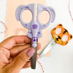 Tesoura Fofa 13 cm Bichinhos KAZ - BLISTER