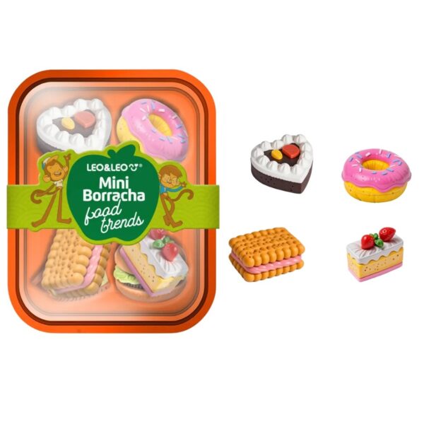 Mini Borracha Food Trends Marmitinha LEO E LEO - CX 12 UND