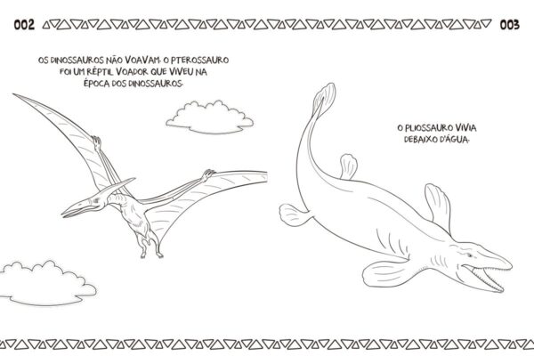 101 Primeiros Desenhos para Colorir DINOSSAUROS - CIRANDA - UND