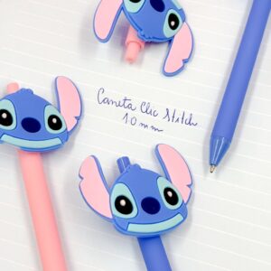 Caneta Clic Esferográfica Premium STITCH - UND