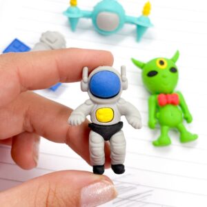 Borracha Fofa 3D Espaço - PACOTE 6 UND