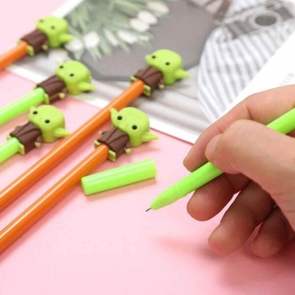 Caneta Fofa Yoda Star Wars - PACOTE 6 UND