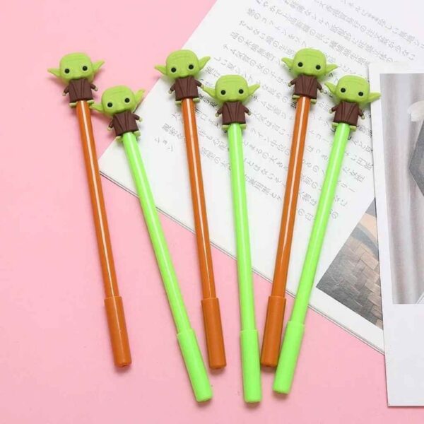 Caneta Fofa Yoda Star Wars - PACOTE 6 UND