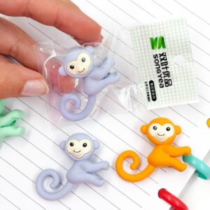 Borracha Fofa 3D PONTEIRA Macaco Agarradinho - CX 36 UND