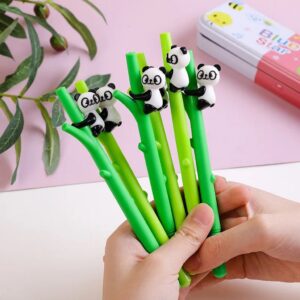 Caneta Fofa Panda Bambu - PACOTE 6 UND