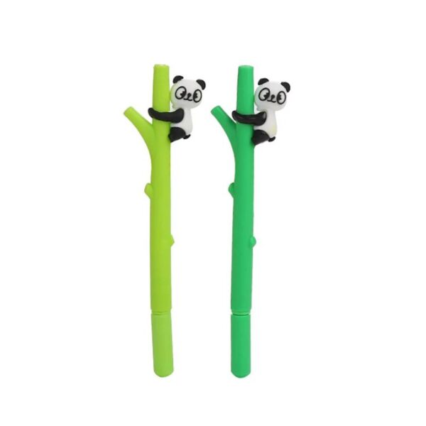Caneta Fofa Panda Bambu - PACOTE 6 UND