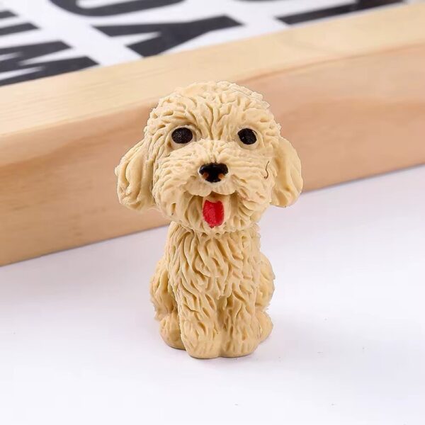 Borracha Fofa 3D PONTEIRA Cachorrinho Dog - CX 36 UND