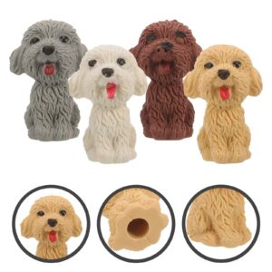 Borracha Fofa 3D PONTEIRA Cachorrinho Dog - CX 36 UND