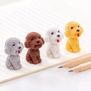 Borracha Fofa 3D PONTEIRA Cachorrinho Dog - CX 36 UND