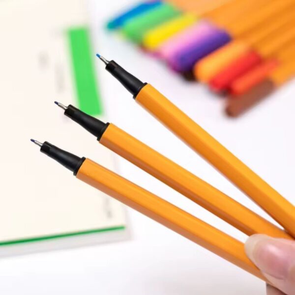 Caneta Fine Liner Marker 12 Cores - IMPORTADO - BLISTER