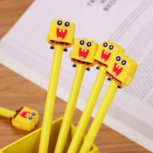 Caneta Fofa Bob Esponja Calça Quadrada - PACOTE 6 UND