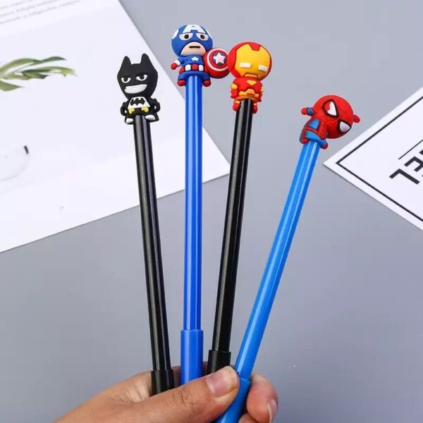 Caneta Fofa Heróis - PACOTE 6 UND