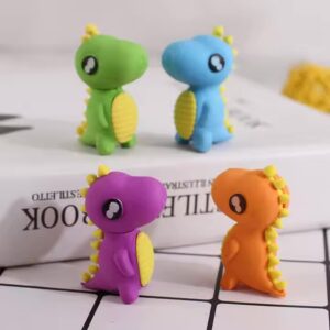 Borracha Fofa 3D Dinossauro - CX 48 UND