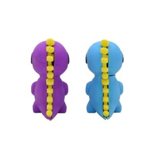Borracha Fofa 3D Dinossauro - PACOTE 6 UND