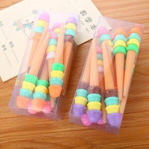 Caneta Fofa Sorvete Bolinhas - PACOTE 6 UND