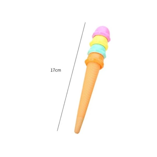 Caneta Fofa Sorvete Bolinhas - PACOTE 6 UND