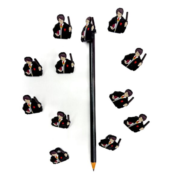 Ponteira p/ Lápis Harry Potter Varinha - PACOTE 12 UND