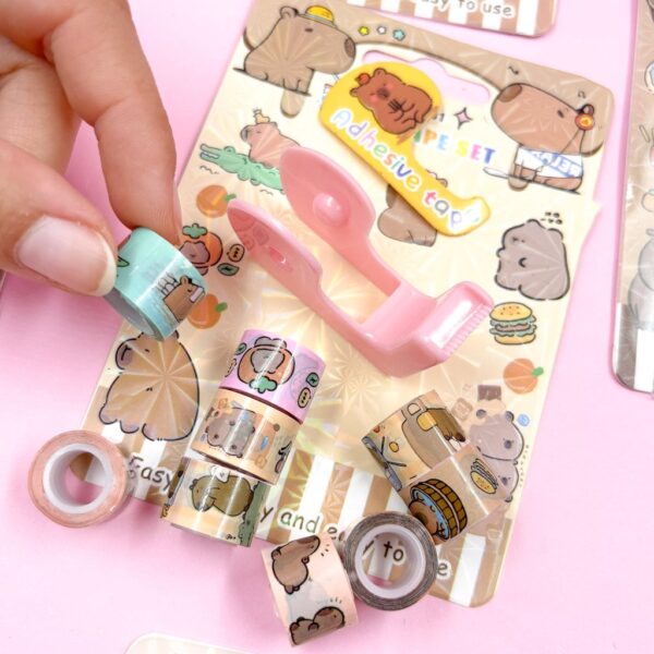 Kit Fita Adesiva c/ Cortador CAPIVARA - BLISTER