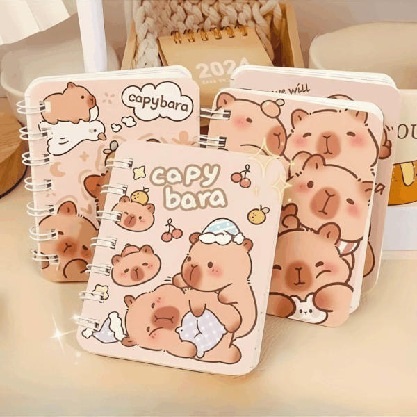 Caderneta Aramada CAPIVARA CUTE - UND