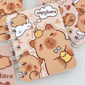Caderneta Aramada CAPIVARA CUTE - UND