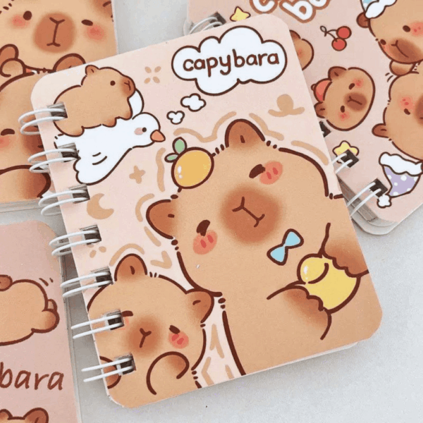Caderneta Aramada CAPIVARA CUTE - UND