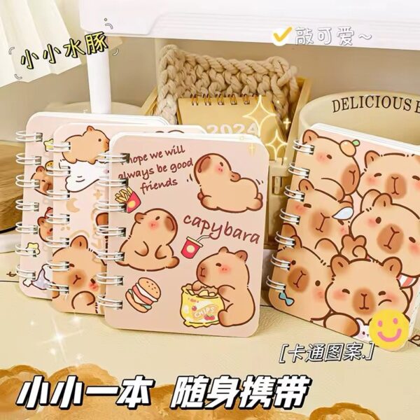 Caderneta Aramada CAPIVARA CUTE - UND