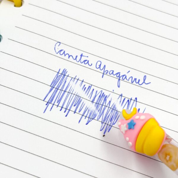 Caneta Clic Apagável Unicórnios e Fofuras - PACOTE 4 UND