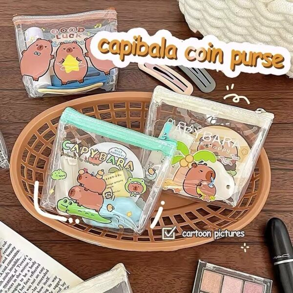 Estojo Porta Moedas Cristal CAPIVARA - UND