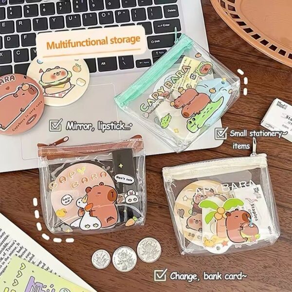 Estojo Porta Moedas Cristal CAPIVARA - UND