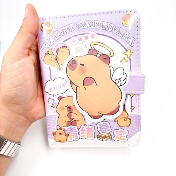 Caderno Luxo CAPIVARA 10,5x14,5cm c/ Fechamento - UND
