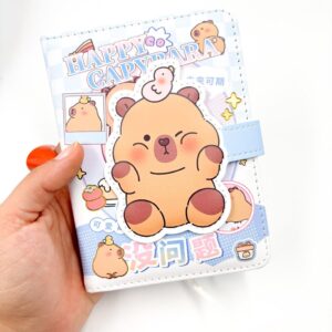 Caderno Luxo CAPIVARA 10,5x14,5cm c/ Fechamento - UND