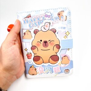 Caderno Luxo CAPIVARA 10,5x14,5cm c/ Fechamento - UND