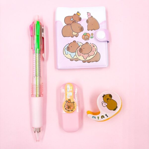 Kit Escolar CAPIVARA 4 Peças - BLISTER