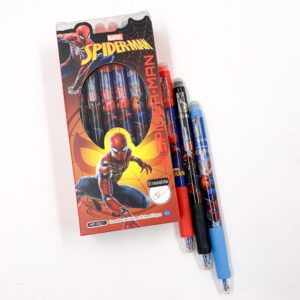Caneta CLIC Apagável Homem Aranha - PACOTE 6 UND