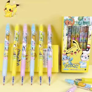 Caneta CLIC Apagável Pokemon - PACOTE 6 UND