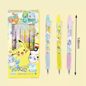 Caneta CLIC Apagável Pokemon - PACOTE 6 UND