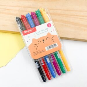 Caneta Color Gel Gatinhos - BLISTER 6 UND