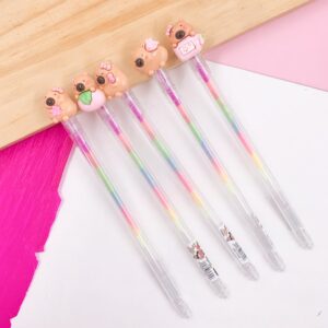 Caneta Fofa Color CAPIVARA - PACOTE 6 UND