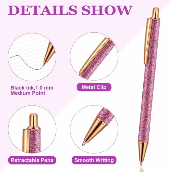 Caneta Luxo Glitter Color - UND