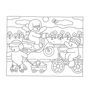 Livro de Colorir Bobbie Goods Do DIA para NOITE Brochura - UND