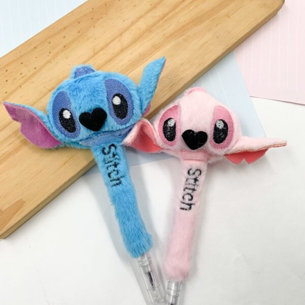 Caneta Premium Pelúcia STITCH E ANGEL - PACOTE 12 UND
