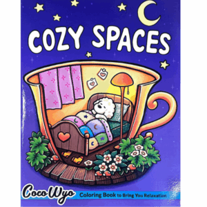 Livro de Colorir Cozy Spaces Coco Wyo - UND