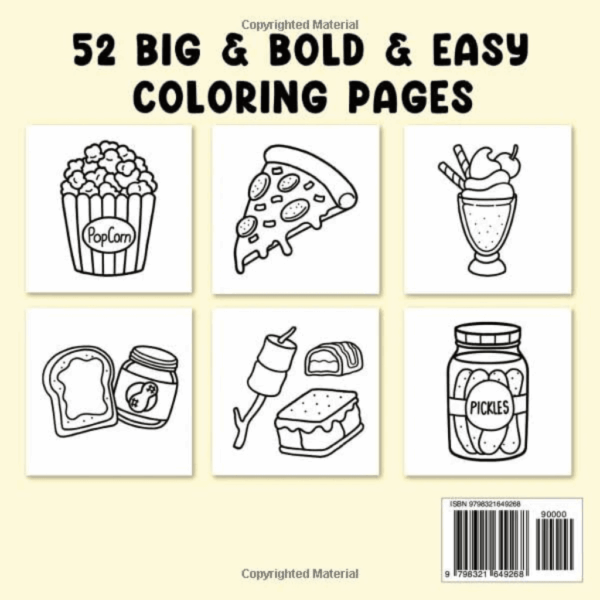 Livro de Colorir Food Drink e Sweets Coco Wyo - UND