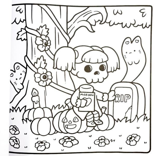 Livro de Colorir Spooky Cutie Coco Wyo - UND