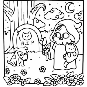 Livro de Colorir Spooky Cutie Coco Wyo - UND